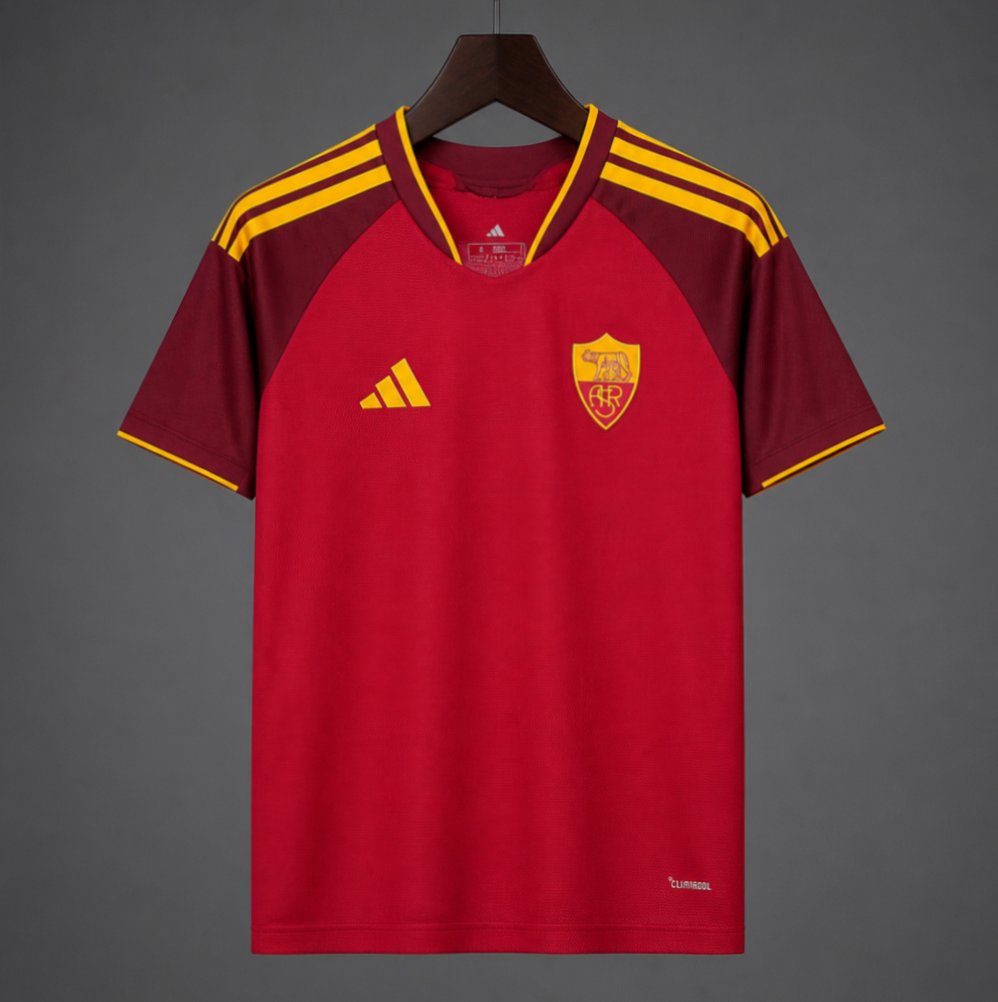 26/27 AS Roma Home Without Sponsor