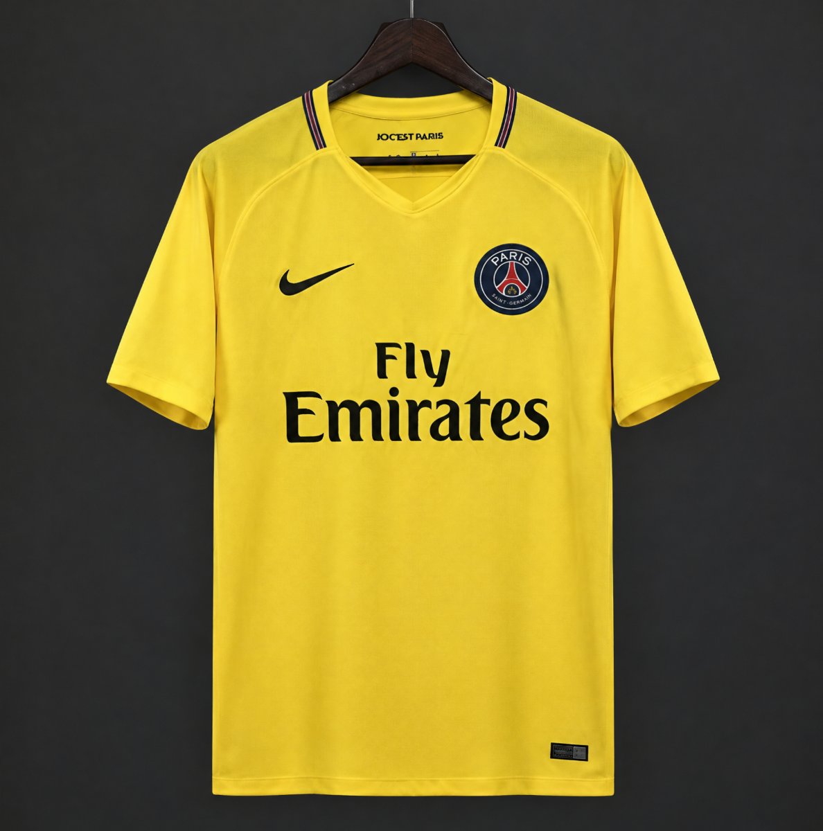 Retro 17/18 PSG Away Yellow Jersey