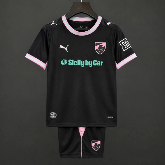 26/27 Kids Palermo Third Black Jersey