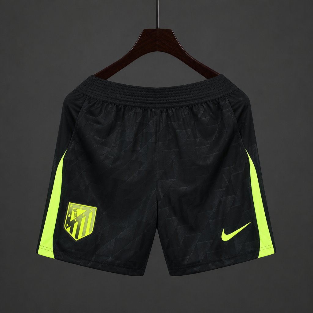 Player Version 26/27 Atletico Madrid Away Black  Shorts