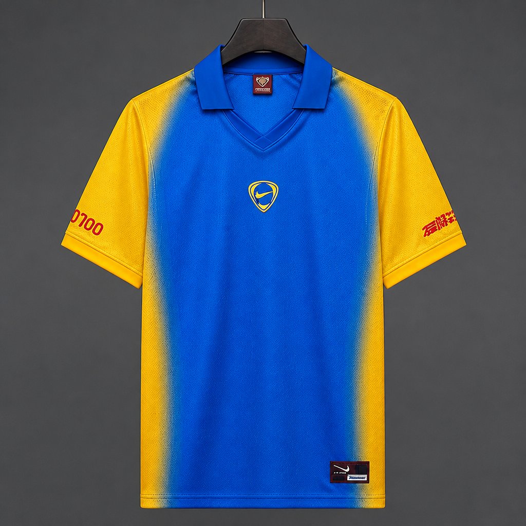 2026 Colombia x Travis Scott Cactus Jack Total 90 Blue Yellow  Jersey
